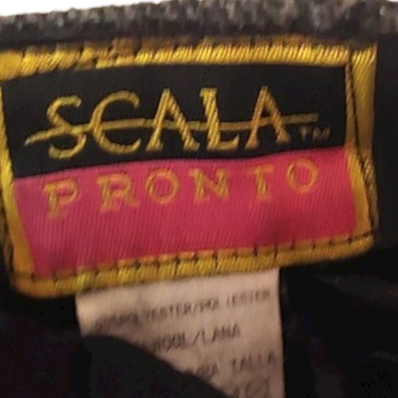 SCALA PRONTO Women's Wool Blend Houndstooth Jeweled Flat Cap Newsboy Cap - Picture 10 of 10